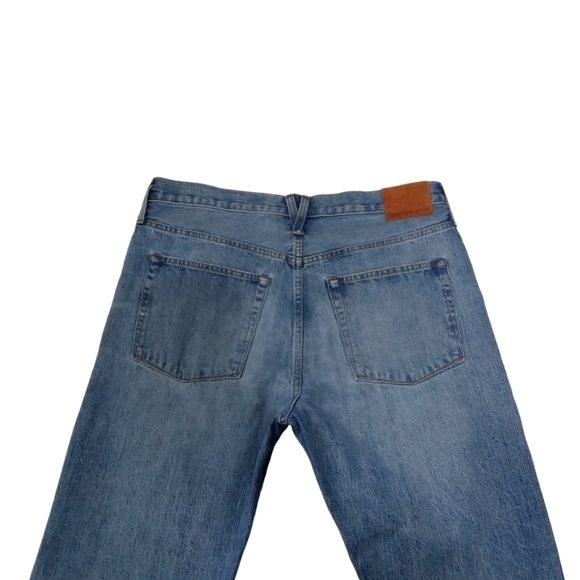 Point Sur Women’s Distressed Straight Leg High Rise Blue Casual Denim Sz 31 - Picture 10 of 10